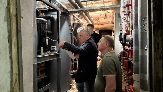 NEFCO Representatives Visited Rivne: Inspected Sites Undergoing Thermal Modernization and Solar Power Plant Installation