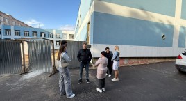 UNDP Representatives Reviewed the Progress of Thermal Modernization in Lyceums No. 8 and No. 13 in Rivne