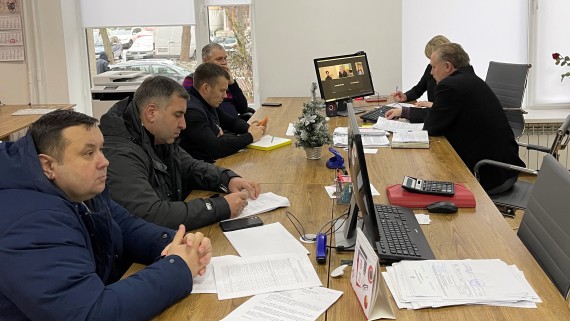 A pre-tender meeting was held within the framework of the project on the reconstruction of the municipal infrastructure of the city of Rivne