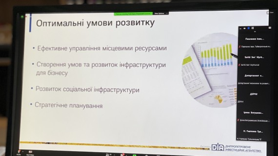 Representatives of the Department took part in an expert session on Investment passport and investment processes of the community